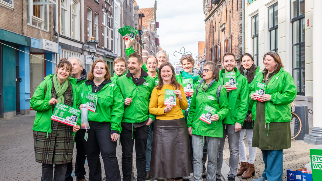 De straat op in Kampen met Kamerlid Kroger