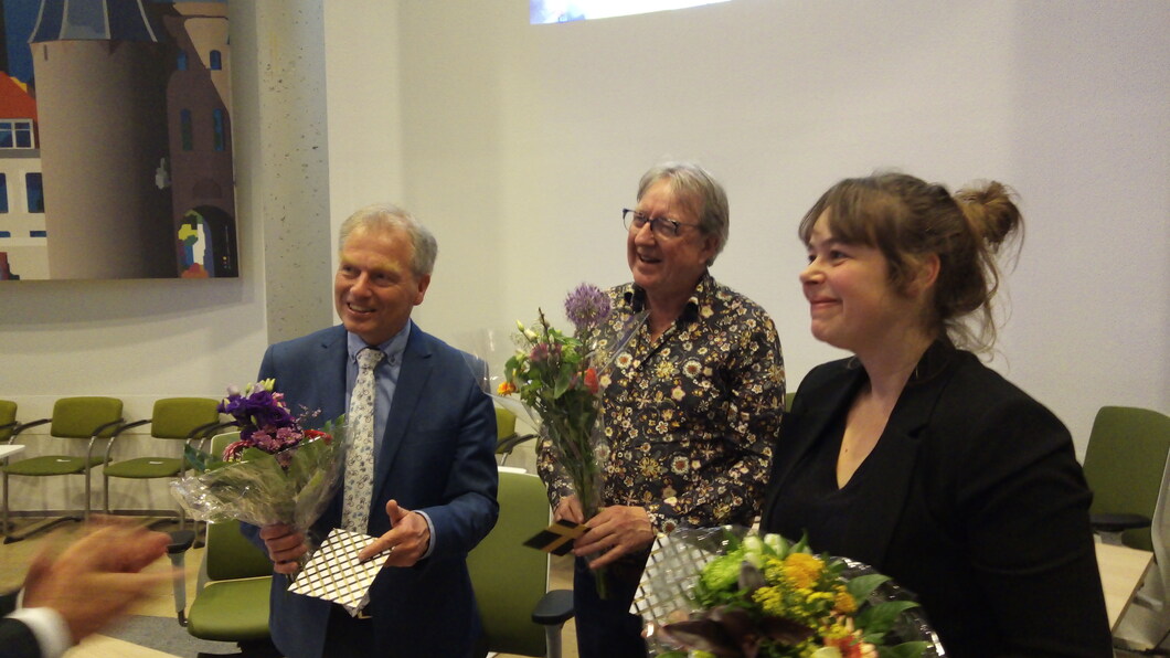 Afscheid van Niels Jeurink, Renée Bouwman en Eric Oude Engberink.