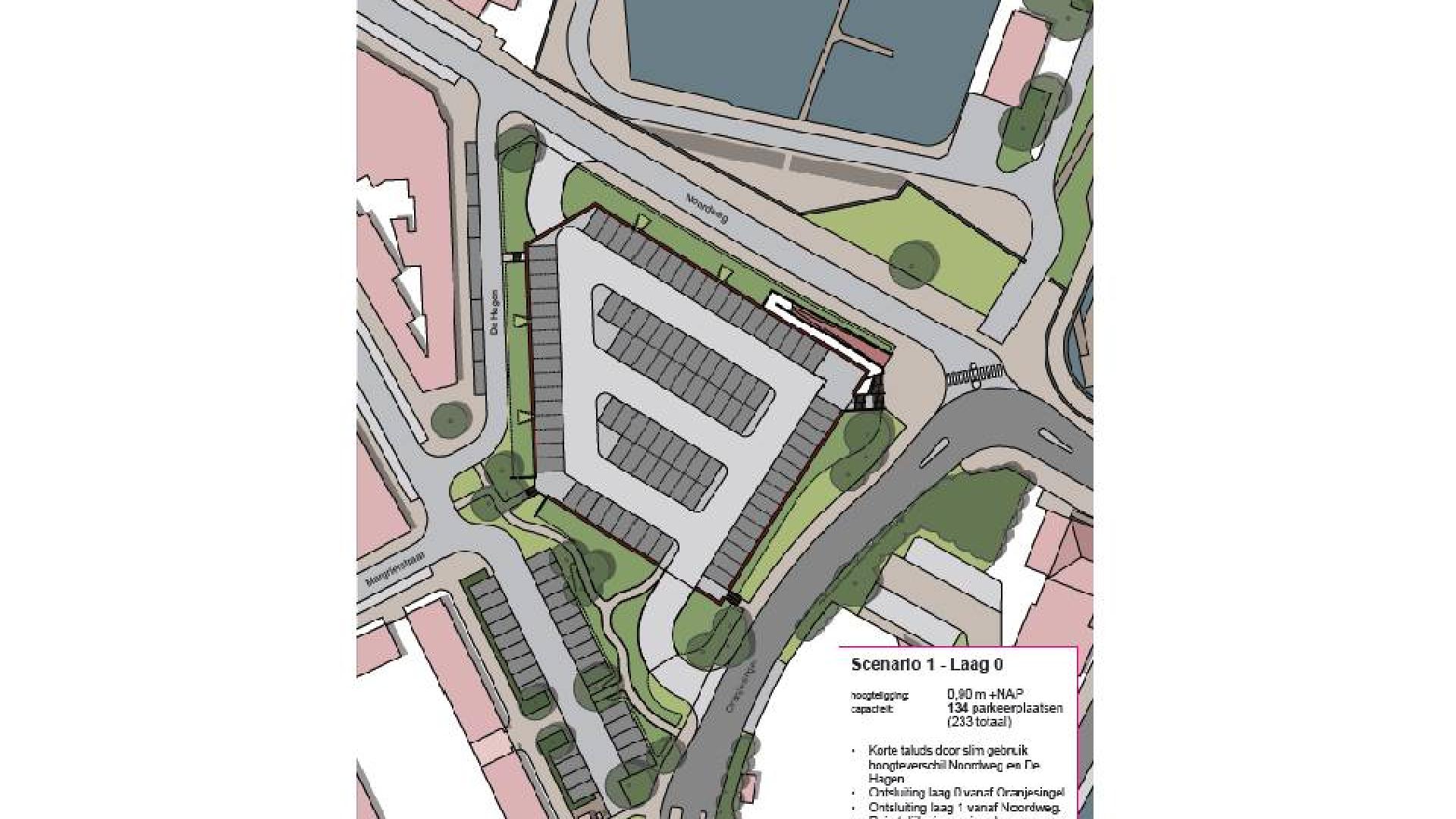 Plan parkeergarage Buitenhaven.